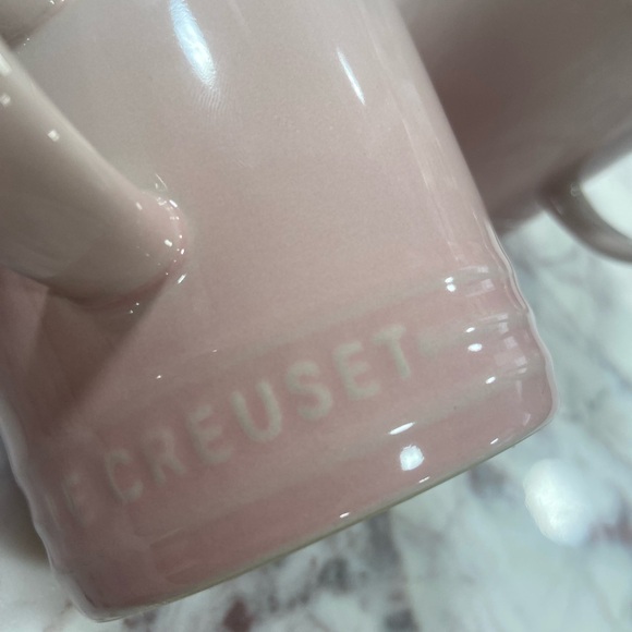 🔖 LE CREUSET  set of 3 Shell Pink Stoneware Mug 350 ml - Picture 4 of 6